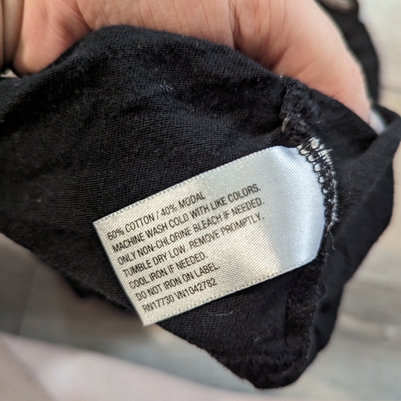 Target black maternity shirt - Picture 3 of 3